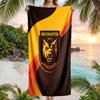 Toalla de Playa de Fútbol Wolverhampton Wanderers Suave Microfibra Toalla de Verano Secado Rápido Absorbente para Playa Piscina Viaje