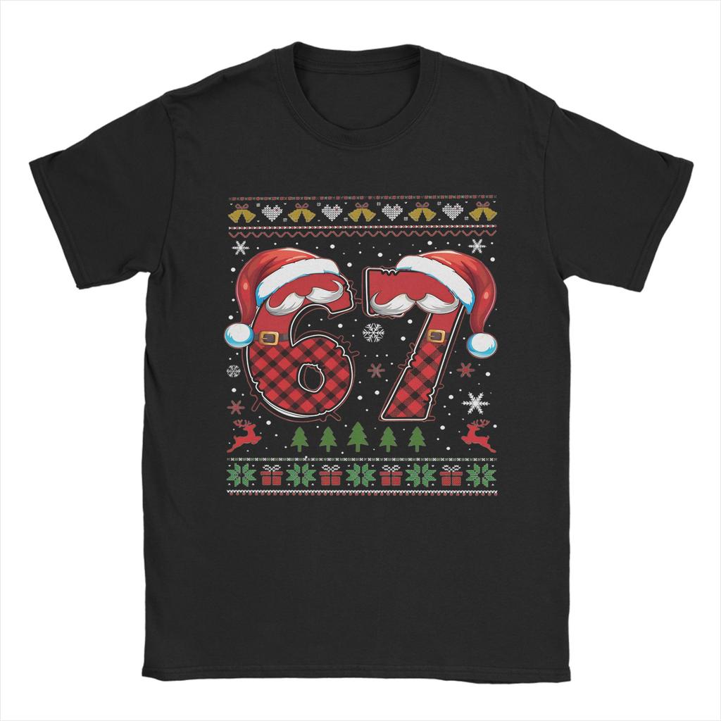 67 Six Seven 6 7 Meme Design Funny Tshirts For Unisex Unisex Funny Pure Cotton Tees Round Neck T Shirt Gift Idea Clothing