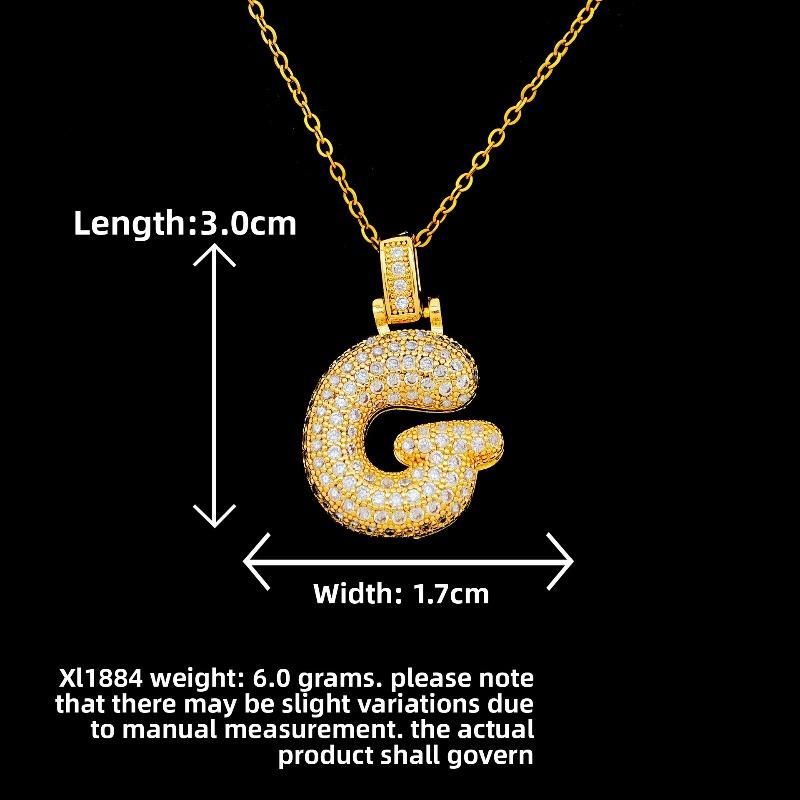 New Style Necklace Featuring Trendy Letter Design In Bold Font, with A Luxurious and Exclusive Look, Suitable for Sophisticated Accessories.