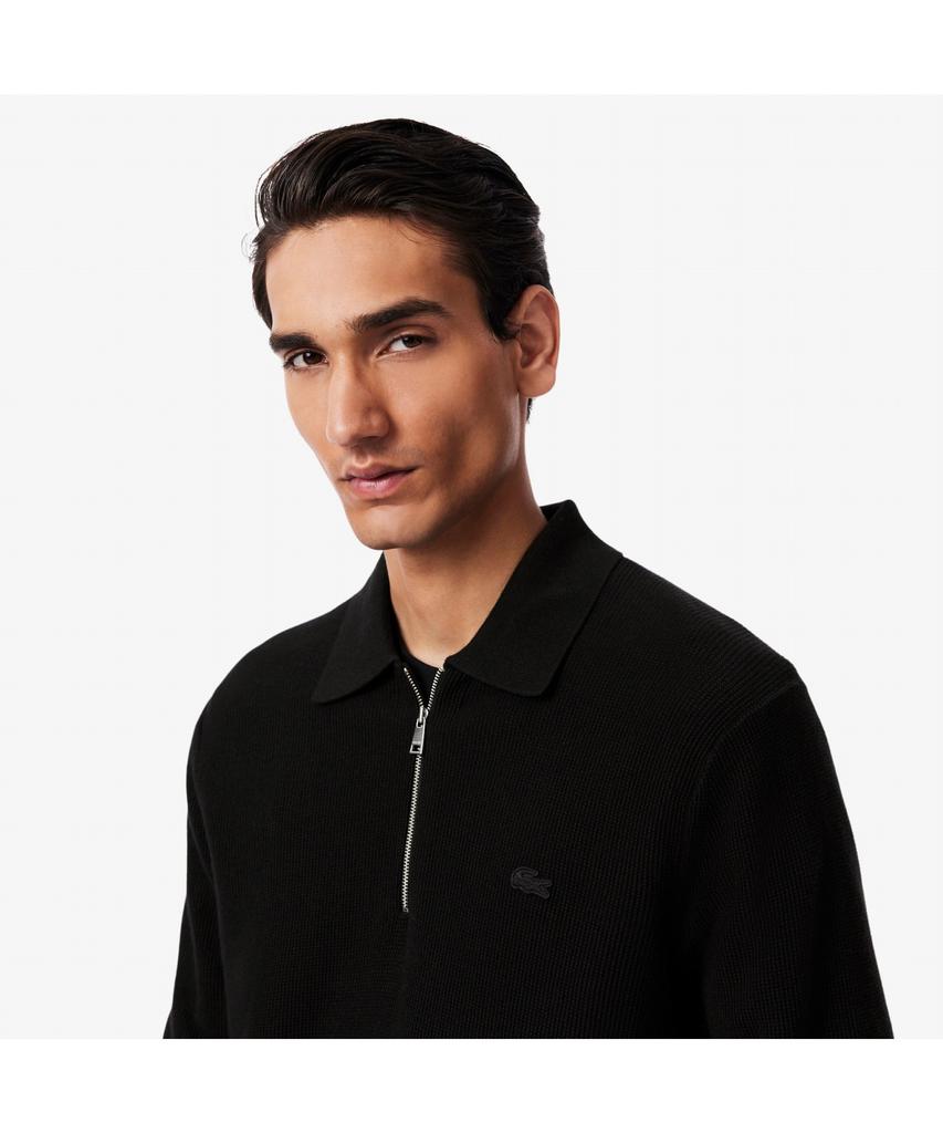 LACOSTE Men'S Wool Cotton Half-Zip Collared Sweater Ah5187-55N 031