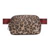 Überall 1L Lässige Verstellbare Schultergurt Hüfttasche Damen Hüfttasche Echter Leoparden-Print Mehrfarbig LU9DAJS-076334