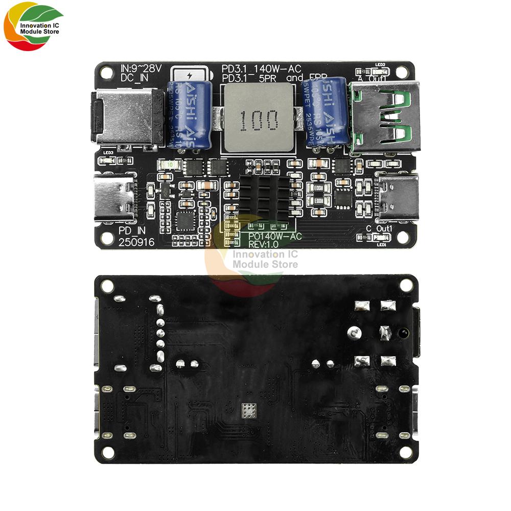 Pd 111w High-power Dc Buck Dual Port Fast Charging Type C Usb Charger Full Protocol Fast Charging Pd1.1 Qc1.1 Qc1 Qc1+