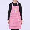 Cute Little Rabbit Print Apron With Waterproof Fabric And Front Pocket Perfect For Home Kitchen Cooking Baking