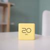 mooas Cube Timer, Time Management, Kitchen Timer, Kids Timer, Training Timer, Study/Cooking Timer (Yellow)