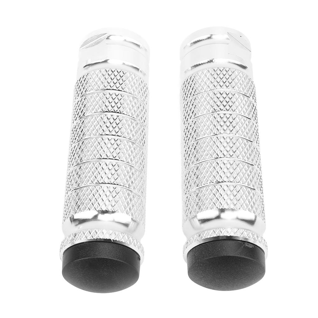 M8 Motorcycle Foot Pegs Anti Skid Rearsets Foot Rest Brake Footpeg Pedals Aluminium Alloy Universal for Bicycle Bike