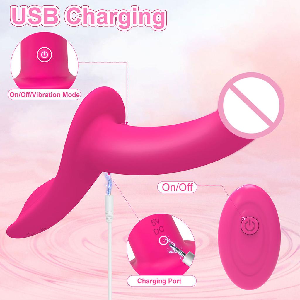 Strapless Strap-on Dildo Vibrator with Remote Control for Women Lesbian Couples G-Spot Massager  Clitoris Stimulator Sex Toys