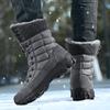 Winter Outdoor Snow Boots High-top Boots Non-slip, Waterproof and Warm Northeast Large-size Cotton Shoes, Light, Cold-proof and Waterproof Men's Boots