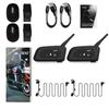 EJEAS V6C Pro Διαιτητής Ποδοσφαίρου Bluetooth Ενδοεπικοινωνία, 2 Πλήρους Αμφίδρομης 1200m Ασύρματη Bluetooth Ενδοεπικοινωνία,