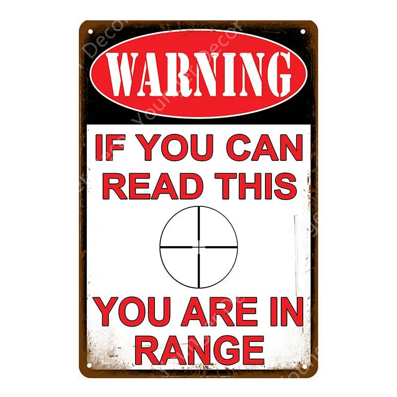 No Pants Zone Wall Decor Warning Danger No Trespassing Gun Metal Signs Achtung Minen Vintage Poster Art Plaque YJ160