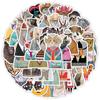 50 Unique Waterproof Watercolor Horse Stickers: Perfect for Phones, Cups, and Kids' Planners