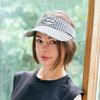 BENECIA12 Houndstooth Sun Cap Black