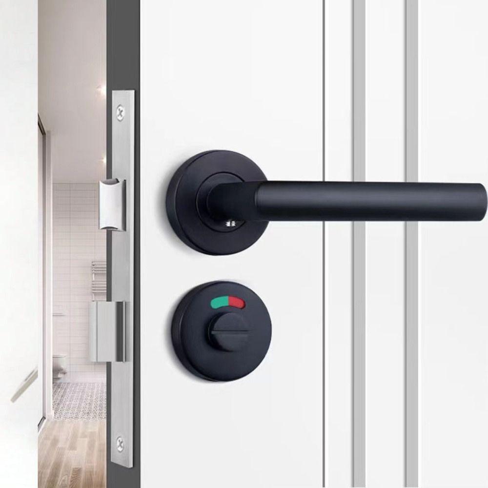 Stainless Steel Indicator Door Lock Nylon Plastic Stainless Steel Deadbolt  Dressing Room