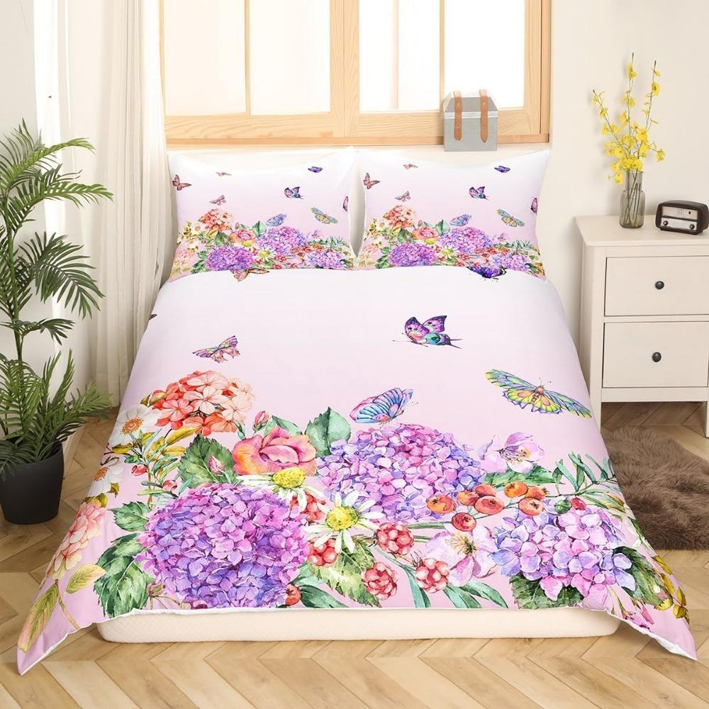 Girls White Swan 3D Duvet Cover Set Microfibre Duvet Cover with Zip and 2 Pillowcases Cartoon Ballerina  Children's Bed Linen