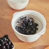 Cesto Scolapasta Compatto a Doppio Strato per Lavello da Cucina - Perfetto per Lavare Frutta, Verdura e Riso