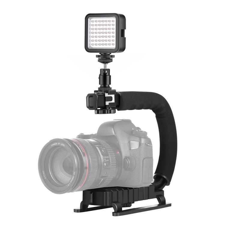 

PULUZ U-Shaped DV Handheld Bracket Set with Microphone & Mini Ball Head