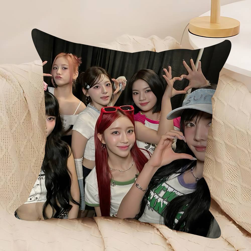 Kpop L-LIGHTSUM Подушка Подарок Домашний Офис Декоративная Подушка Спальня Диван Автомобильная Наволочка для Подушки 12x12Inch