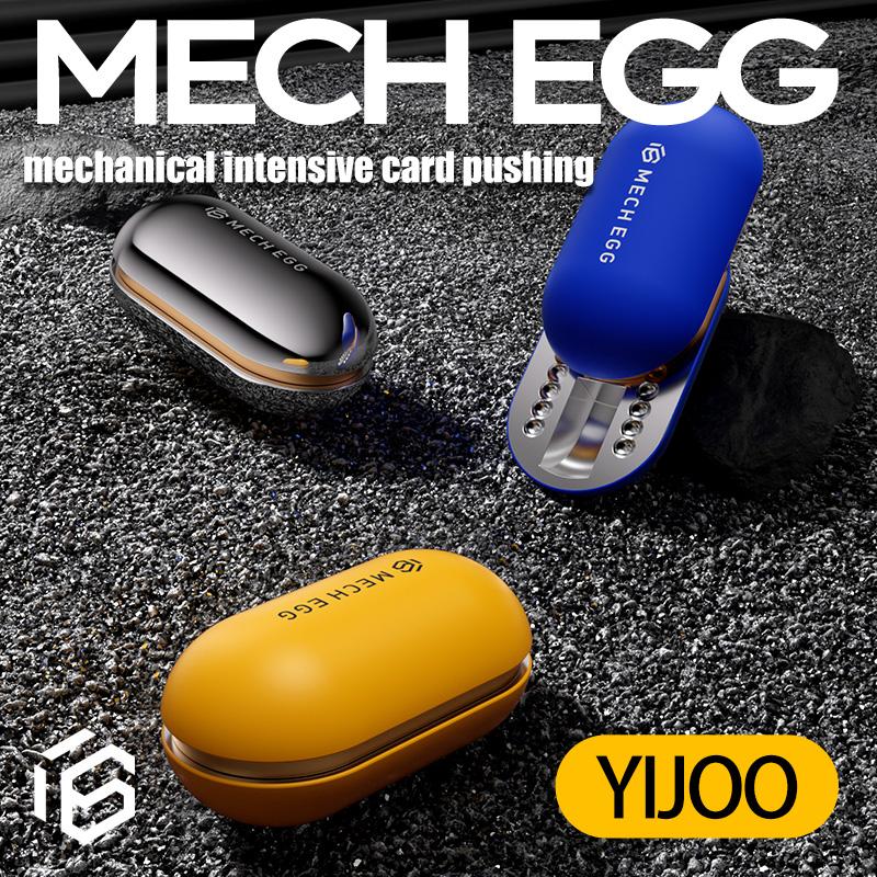 Metall Fidget Slider Spielzeug EDC Tasche Stressabbau Gadget Mechanisches Ei Angstlinderung Cooles Schreibtischspielzeug Für Erwachsene/Kind Geschenk Für ADHS