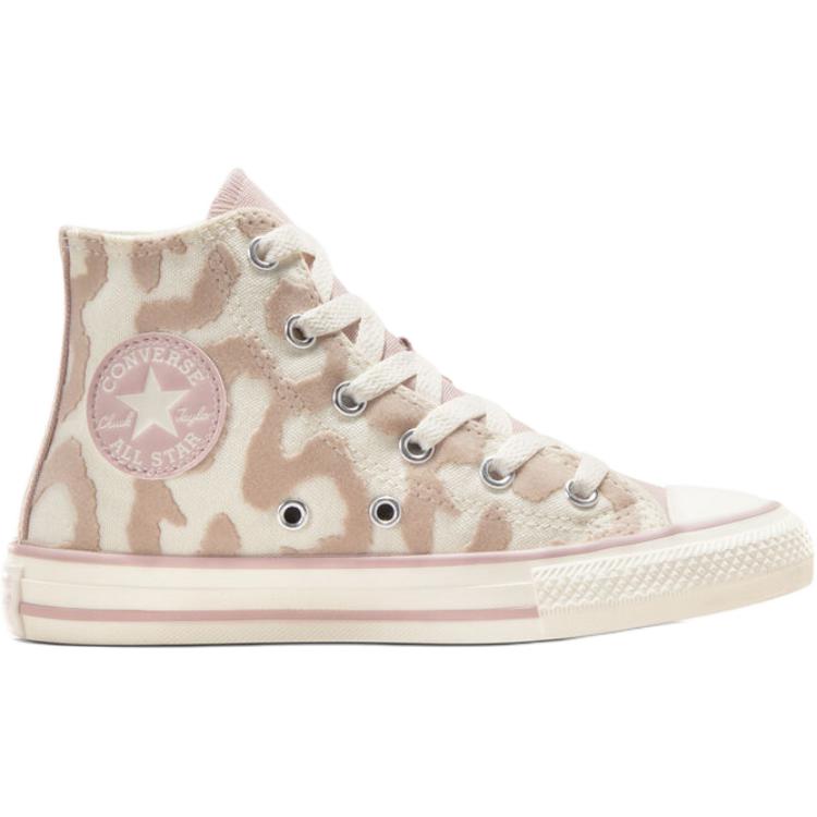 Converse Chuck Taylor All Star Leopard Fashion Comfortable High Top Canvas Shoes Kids Sneakers Light-Pink A10048C