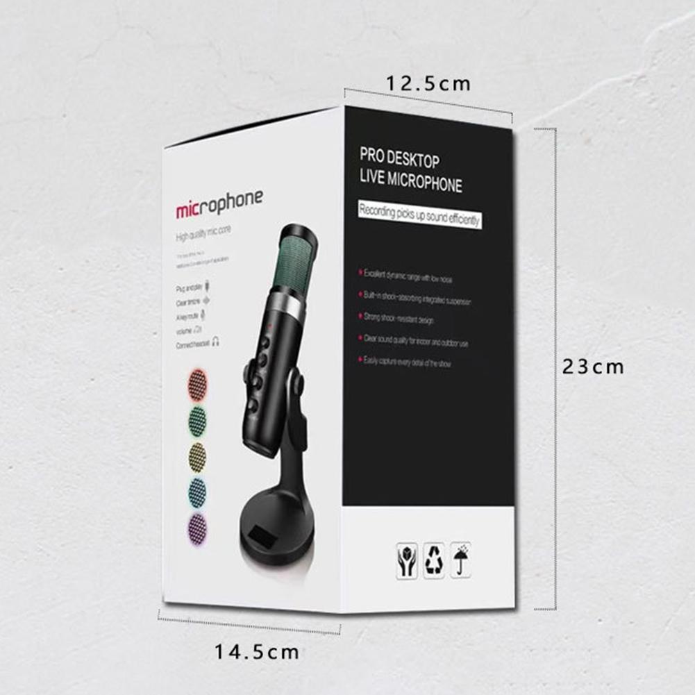 JD-950 USB Microphone for PS4 PC Computers Game Video Recording Live