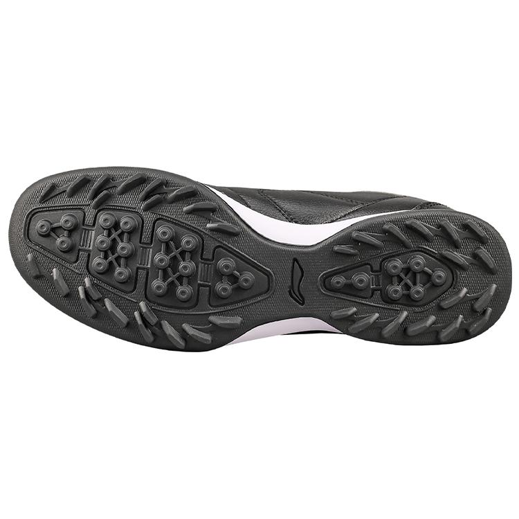 Li Ning TF Turf Artificial Turf Synthetic Leather Abrasion Resistant Breathable Soccer Shoes Men's Black ASTQ011-2