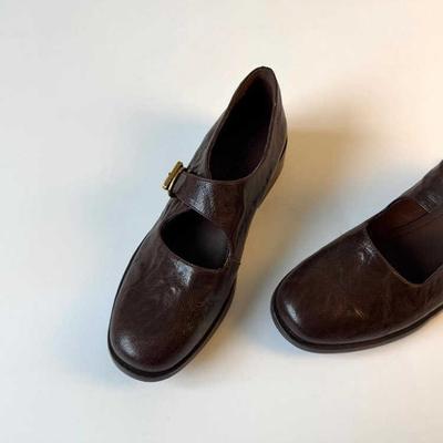 Univerzální Mary Jane z ovčí kůže v kolejním stylu 2025 kulatá špička silný střední podpatek kožené čtvercová přezka jednobotky dámské retro kolejní