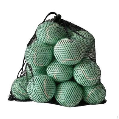 12 Pieces Tennis Balls Exercise Playing High Elastic Practice for Games Training