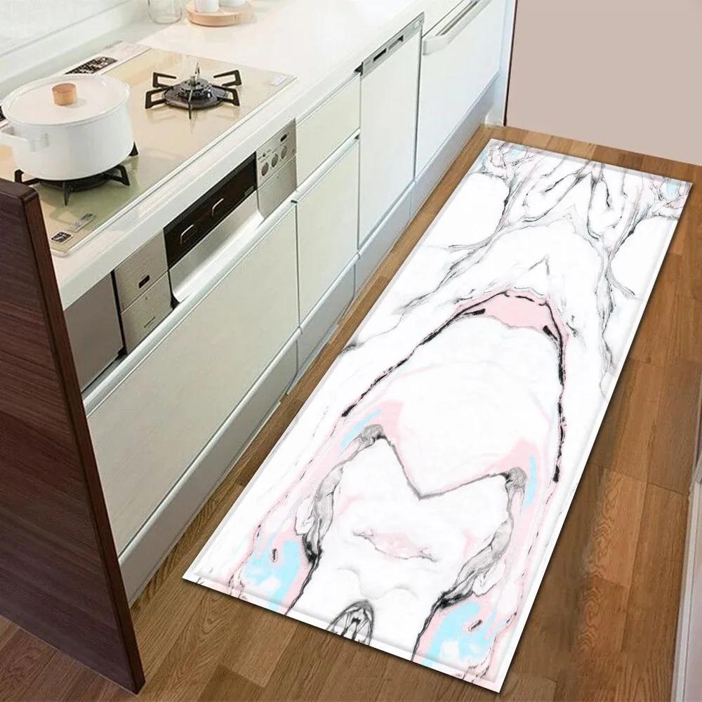 Colorful Ink Texture Pattern Home Kitchen Floor Mat Door Front Decoration Floor Mat