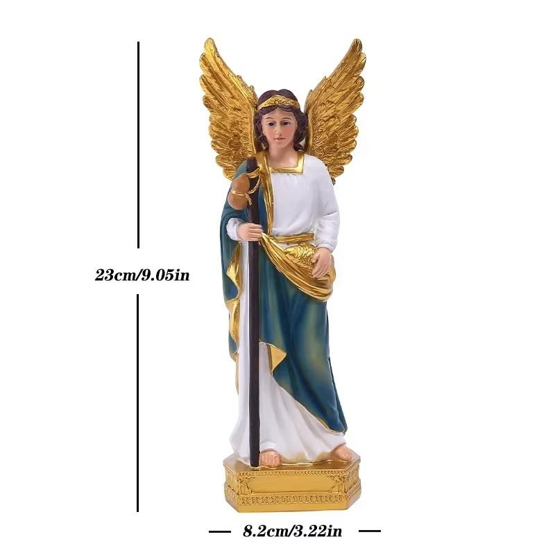 Ancient Gre Angel God Statue Wing Girl Figurines for Interior Home Living Room Tabletop Decoration Accessories Religious Holiday