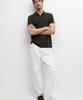 Masimodutti Microtextured Cotton Pique Polo Shirt