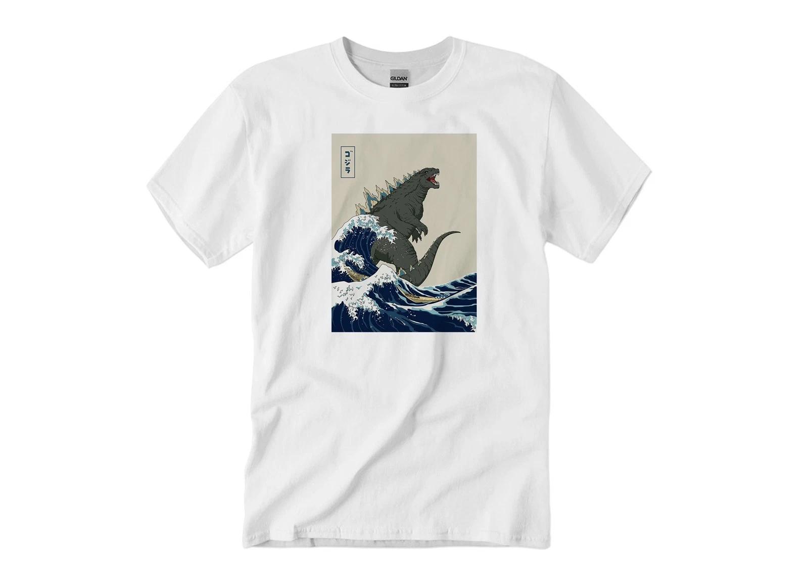 Godzilla Japan Sea City graphic T-shirt Tee Adult Unisex New L