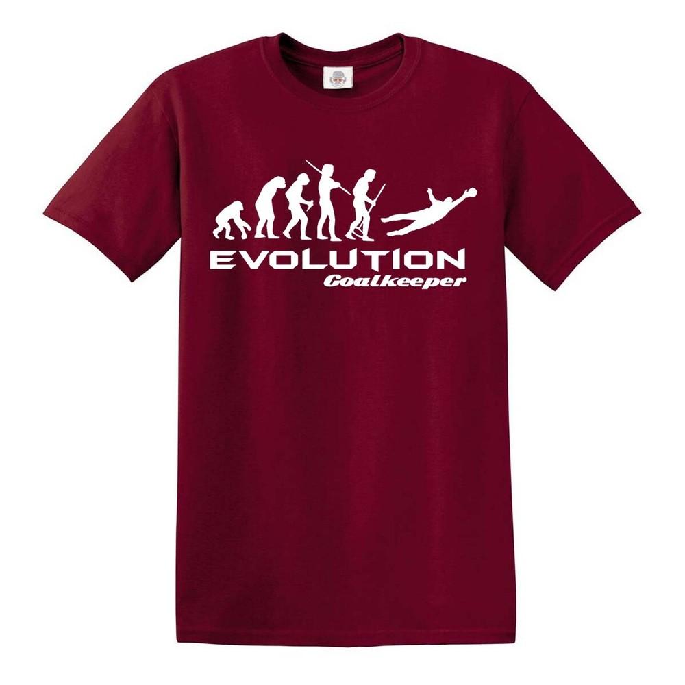 Entwicklung des Torwart-T-Shirts lustiges Herren-Fußballtore Retro-Top-T-Shirt
