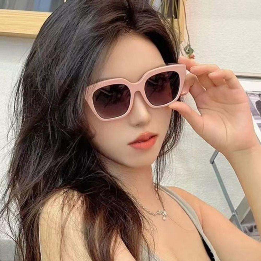 Fashion Cat Eye Sun Glasses Women Men Retro Eyewear Large Frame Sunglasses Classic Uv400 Shades Square Sunglasses