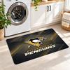 Flannel Kitchen Mat Pittsburgh Penguins Soft Area Rug Non Slip Floor Carpet Home Decoration