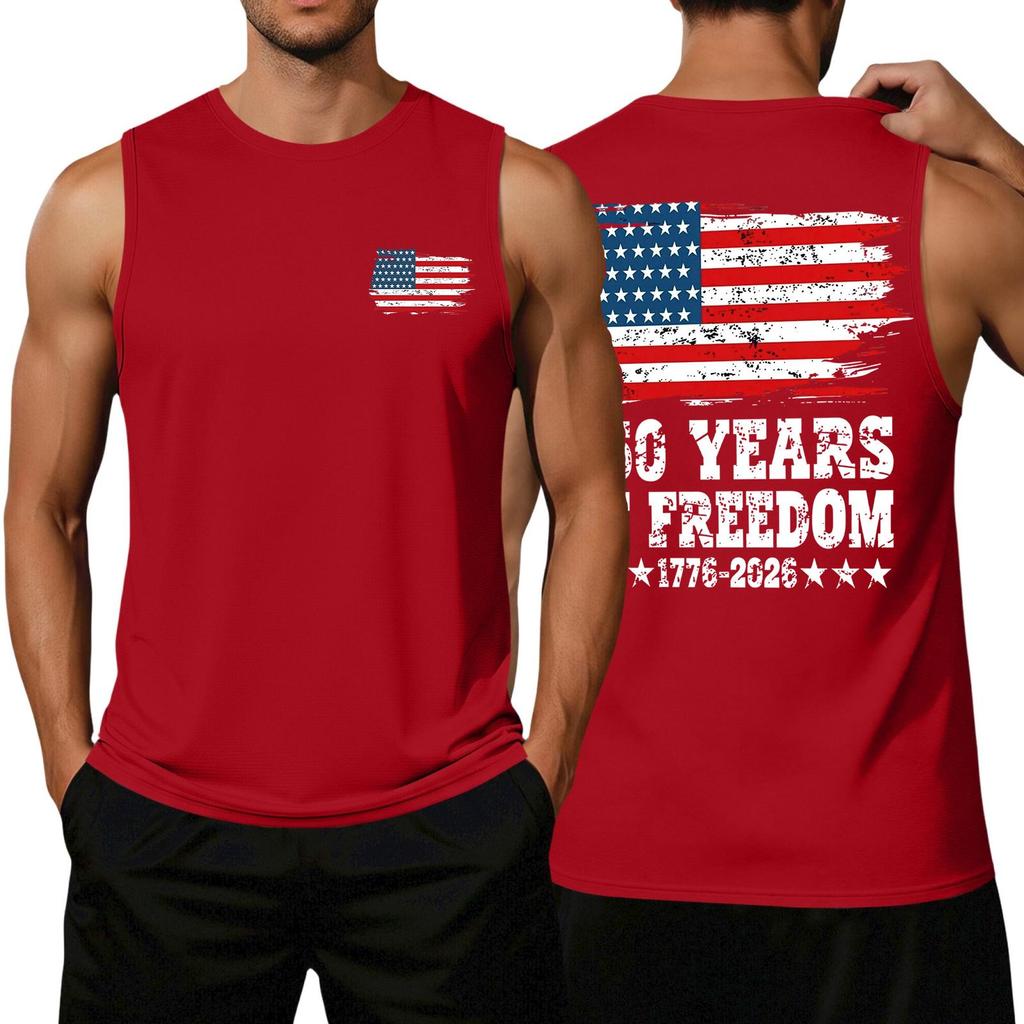 Camisas Patrióticas para Hombre del 4 de Julio USA Camisetas sin Mangas Musculares