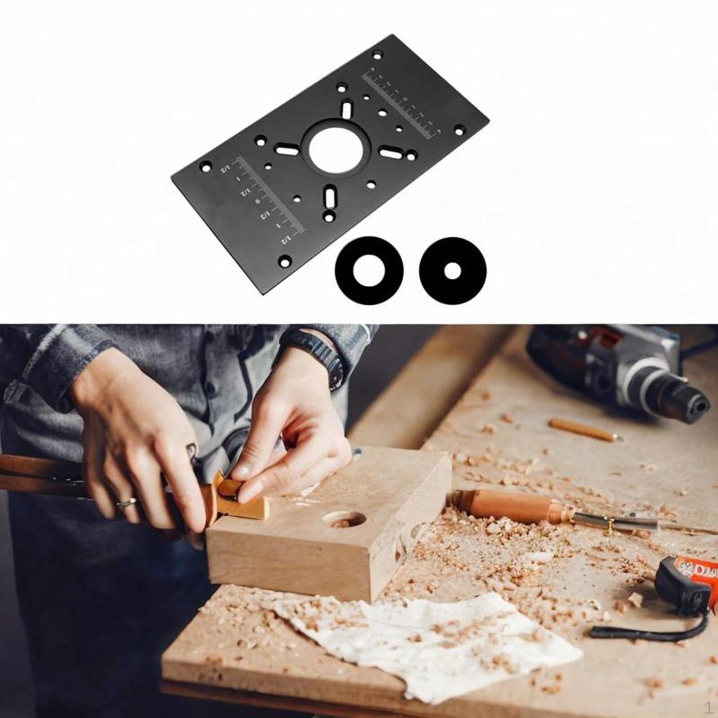 M8 Router Table Insert Base Lifting Kit for High Precision Woodworking Benches