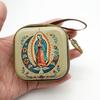 7X7Cm Jomfru Maria Jesus Bøn Rosenkrans Taske Religiøs Smykke Opbevaringsboks Articulos Religioso