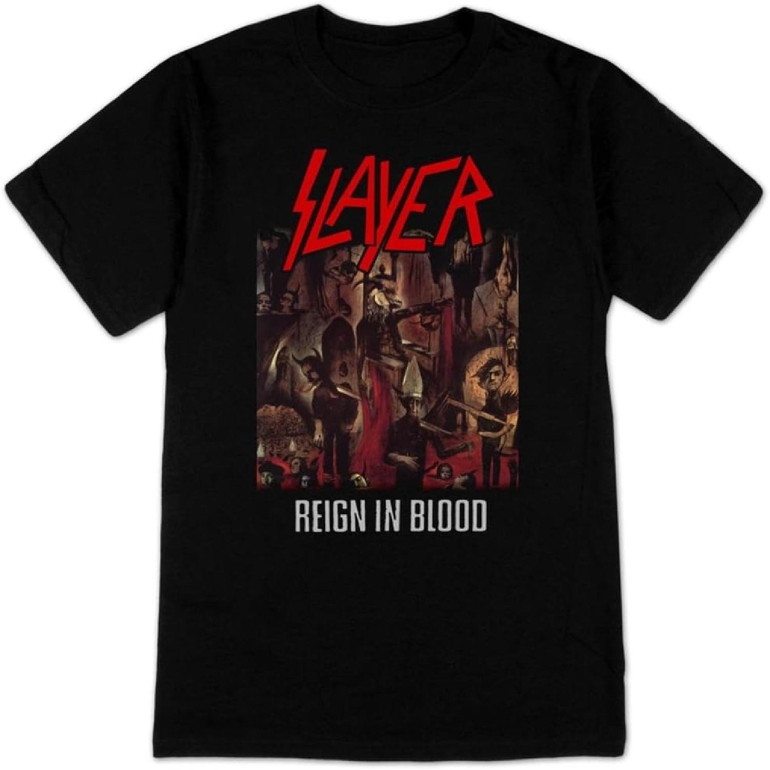 Slayer Reign In Blood Men s Black T-Shirt S