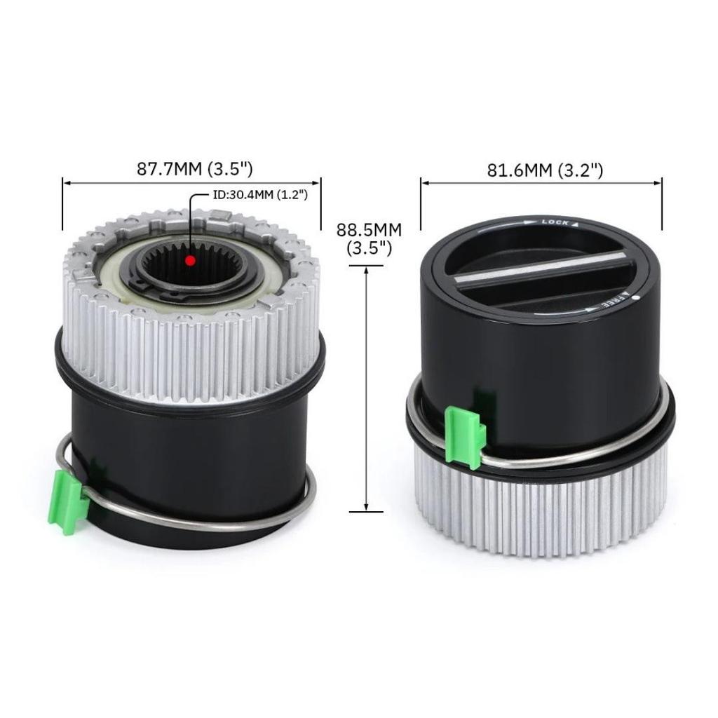 1C3Z3B396CB 1C3Z3B399DA: Compatible for Ford Manual & Auto Locking Front Wheel Hub Assembly.
