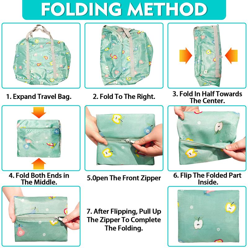 Large Capacity Travel Bag Foldable Travel Bag Suitable For Business Trips Travel Sports And Fitness Weekend Overnight Bags Women