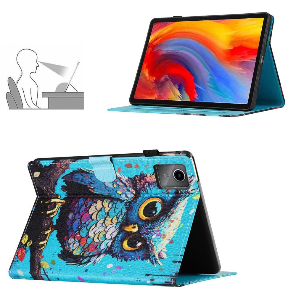 Lenovo Tab M11 case, with flap, owl