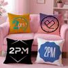 Kpop Style 2Pm Cushion Cover Cushion Cover Set 4Pcs 50X50 45X45 40X40 Pillowcase Decorative Sofa Home Decor