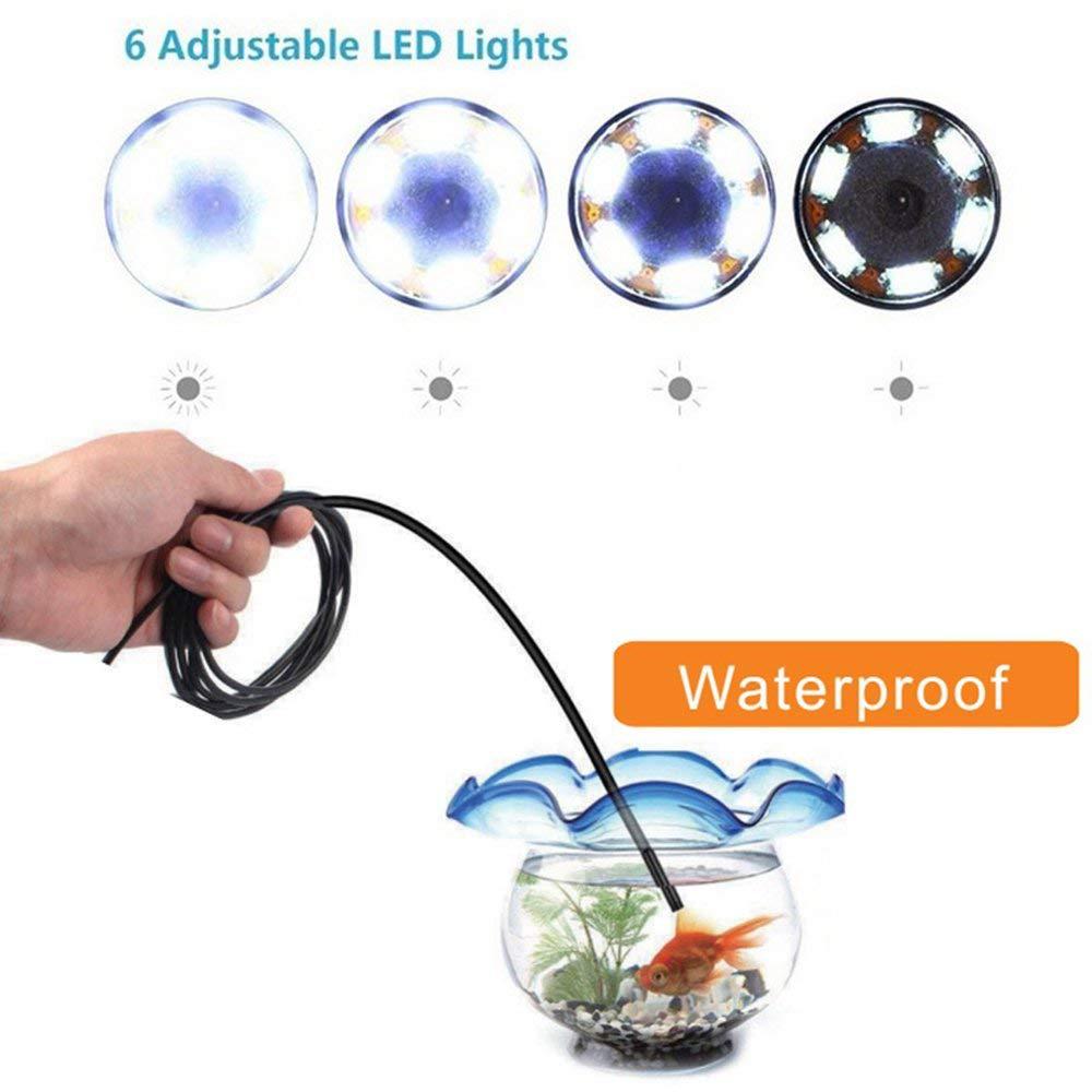 Three-in-One Type-C/MicroUSB Endoscope for Android Phones, 5.5mm, 1m/2m Industrial Scope