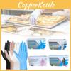Flexible Disposable Black Nitrile Gloves Food Safe For Cooking Cleaning And Bbq Events