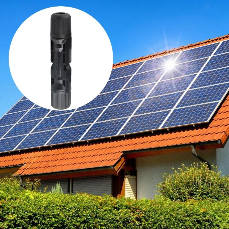 3XUF 10Pieces Practical Solar Connectors IP67 Portable Accessory for Secure and High Performances Efficents Energy Transfer
