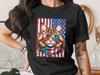 Patriotic Cat T-Shirt | American Flag Cat Shirt for 4th of July | Cool USA Cat Lover Tee | Distressed Flag Design | Cat Mom Dad Gift
