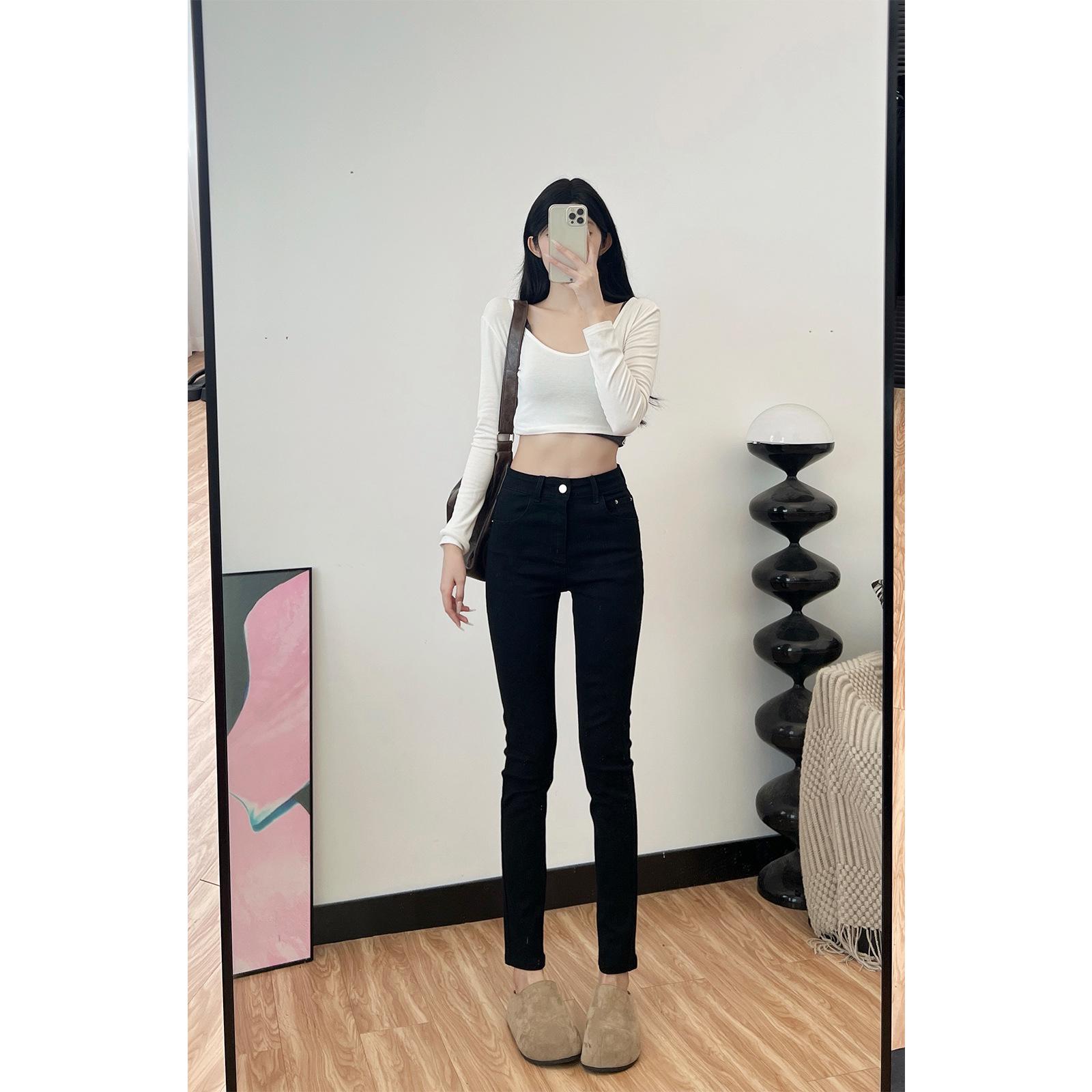 White High-Waisted Skinny Jeans for Tall Women - Stretchy & Long Leg Fit Extra Large