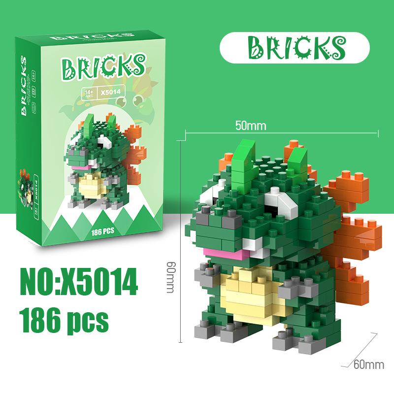 Jurassic Dinosaur Micro-grain Diamond Building Block Assembly Toys Children's Puzzle Handmade Gifts