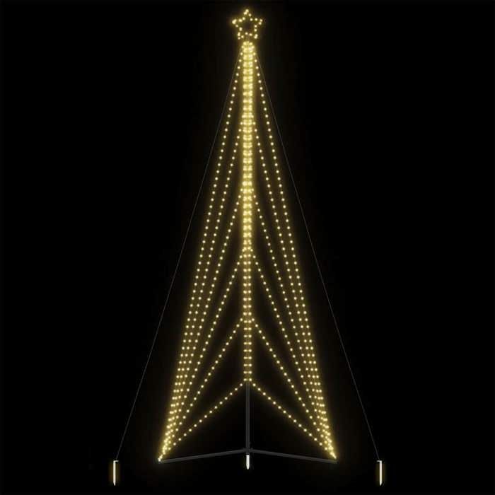 VidaXL LED Christmas Tree 861 LEDs Warm White 478 Cm, Christmas Light, LED Christmas Light, Outdoor Christmas Light, 4016424