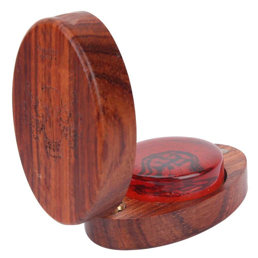 Wood Color String Instrument Rosin Oval Shape Wood Case Rosin  For String Instruments