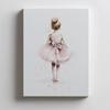 Różowa Balerina - Tańcząca Księżniczka Różowa Balerina - Tańcząca Księżniczka, 30X40 Cm, Bez Ramy, Papier Matowy 230 Gsm